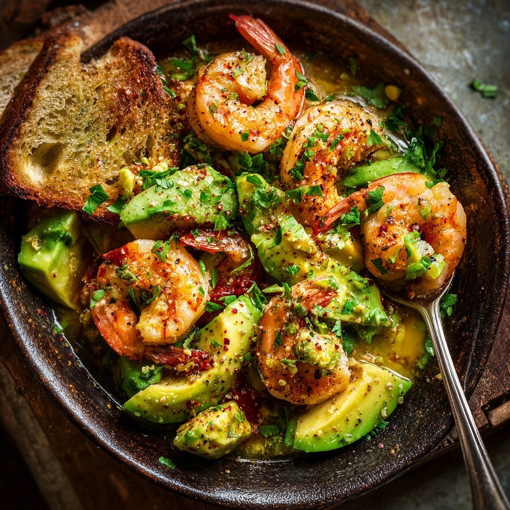 Garnelentatar mit Avocado