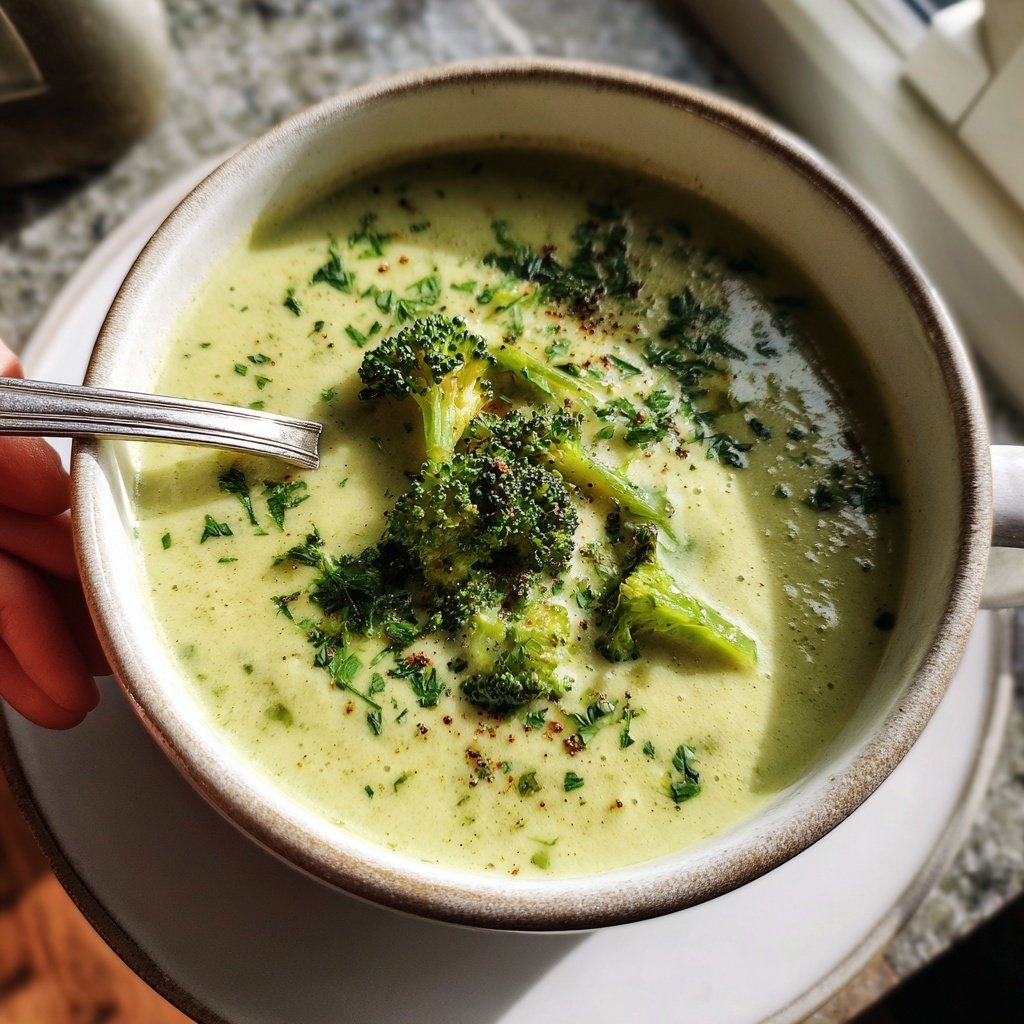 Blumenkohlsuppe mit Brokkoli