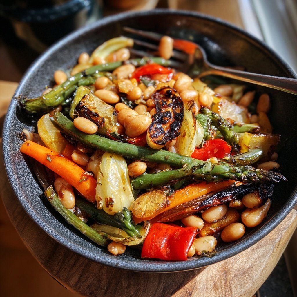 Grill Beilagen Mit Weißen Bohnen