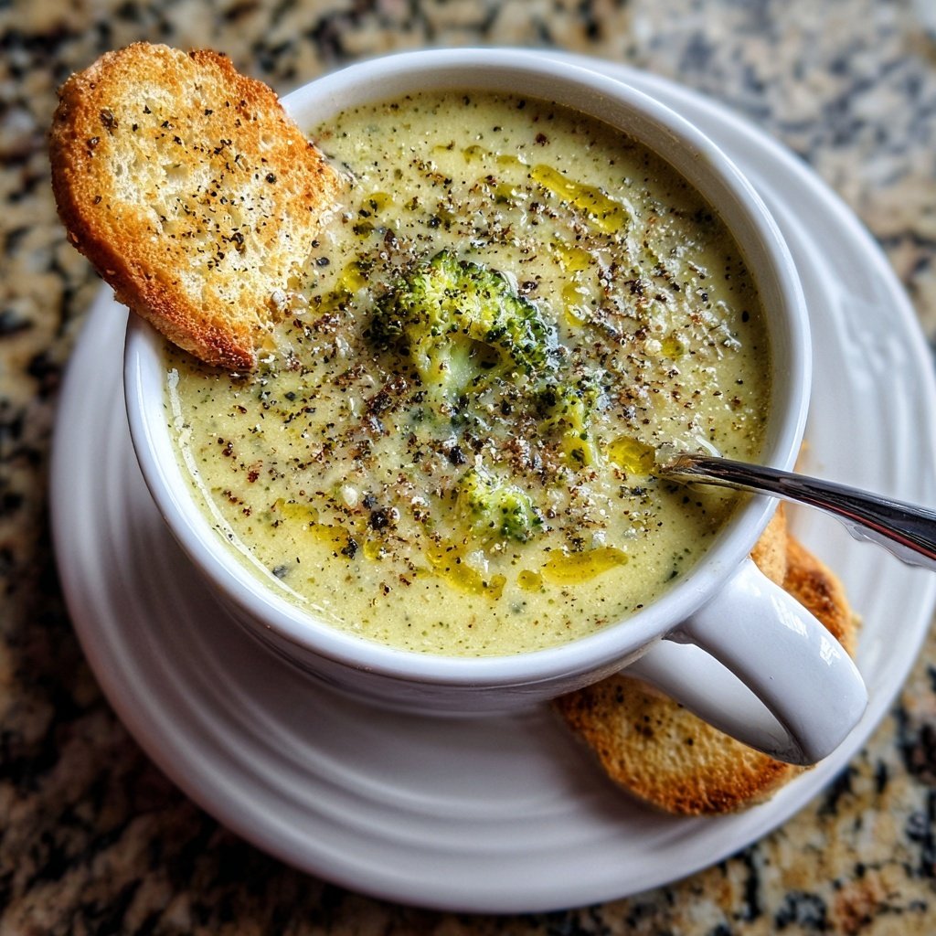 Brokkoli Suppe Mit Frischkäse