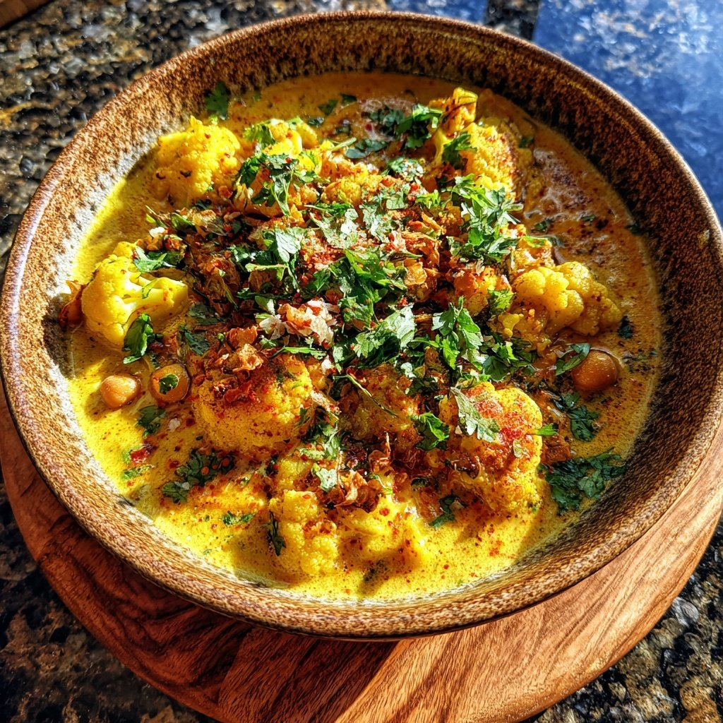 Blumenkohl Curry Mit Kichererbsen