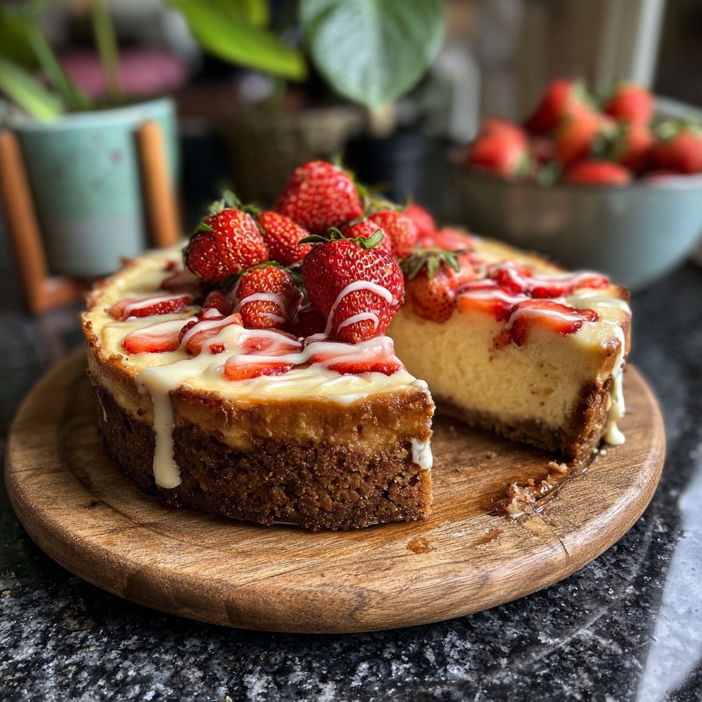 Erdbeerkuchen Mit Vanille Quark