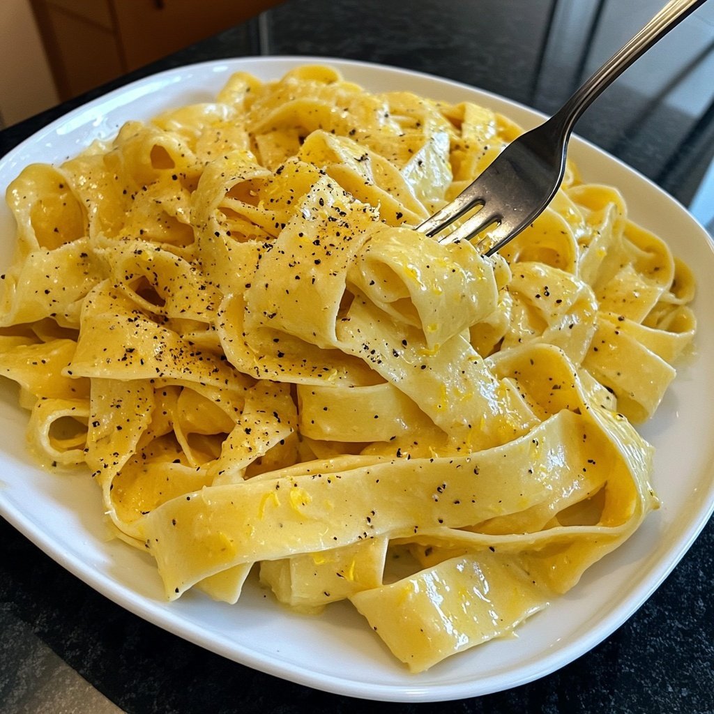 Tagliatelle mit Zitronensauce