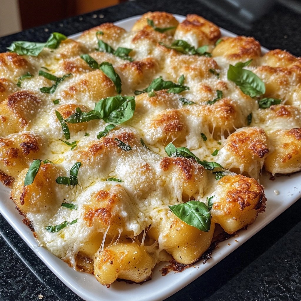Gnocchi aus dem Ofen mit Käse