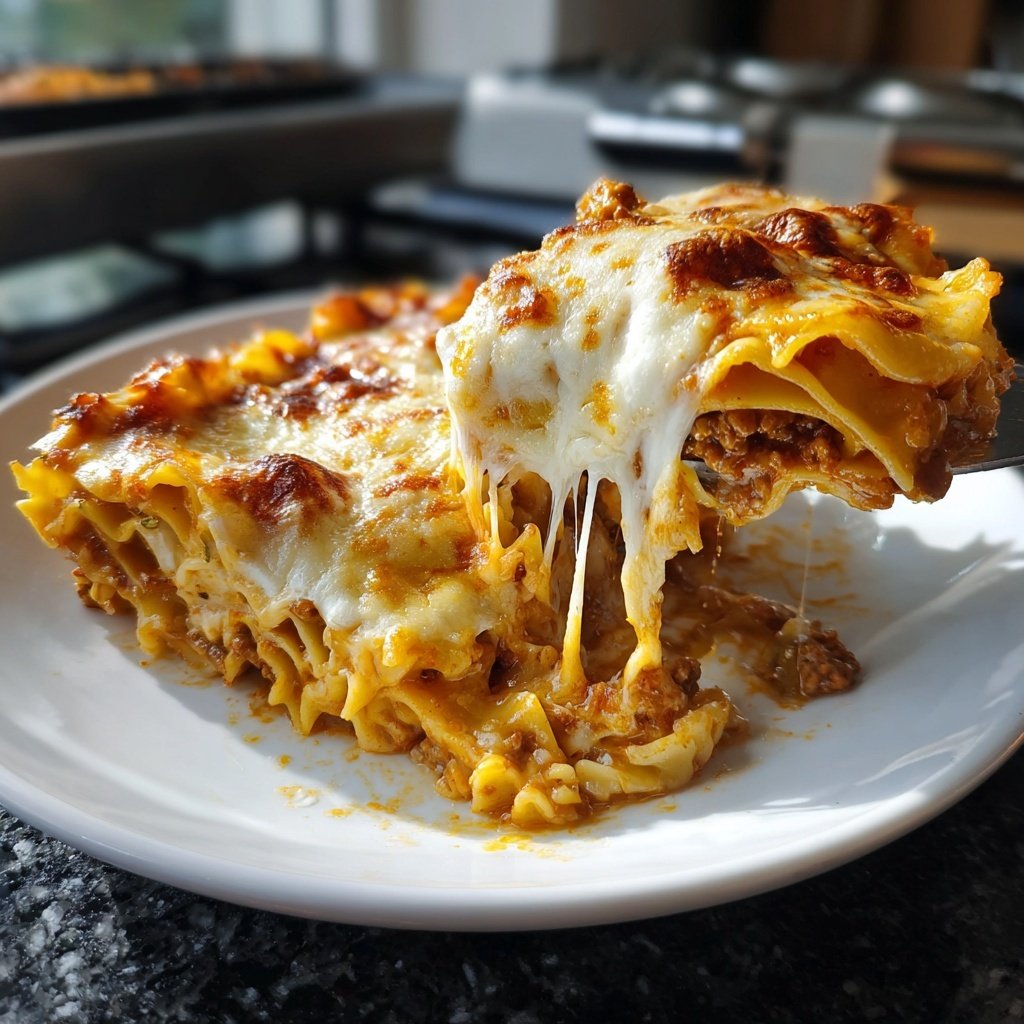 Lasagne mit cremiger Béchamelsauce