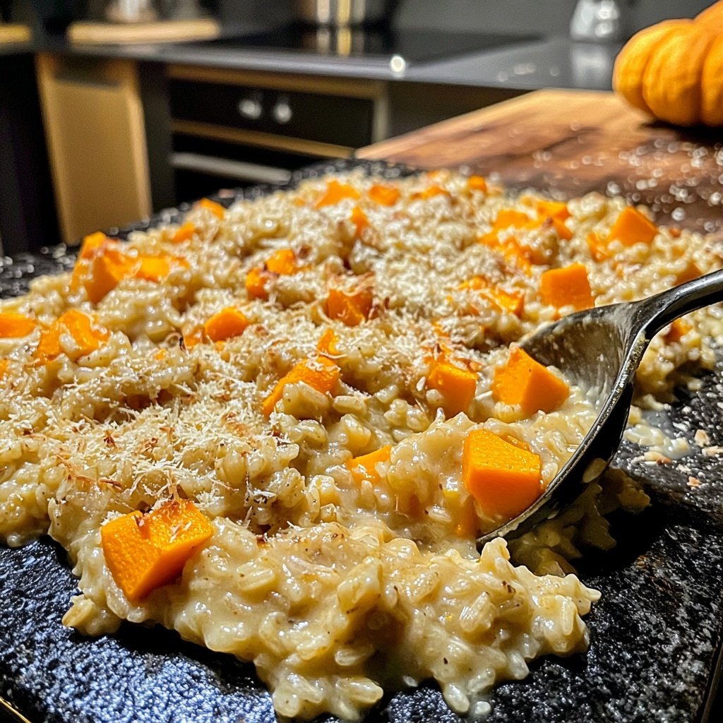 Risotto mit Kürbis und Muskat