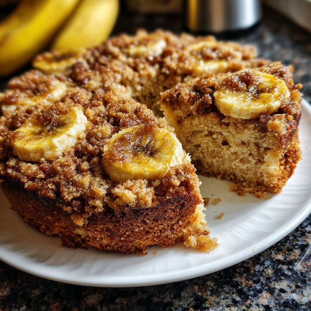 Bananenkuchen mit Zimtstreuseln