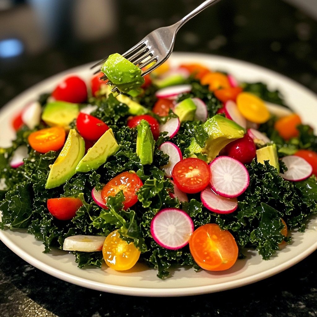 Knuspriger Grünkohlsalat