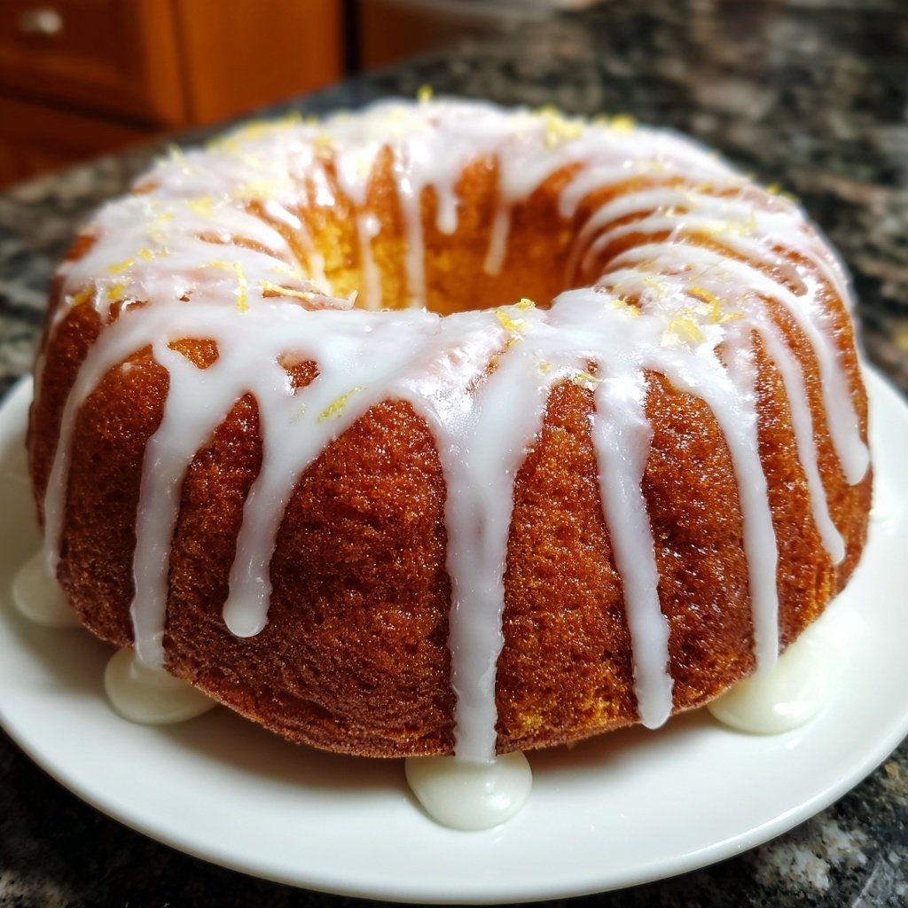 Zitronenkuchen mit Joghurtfüllung