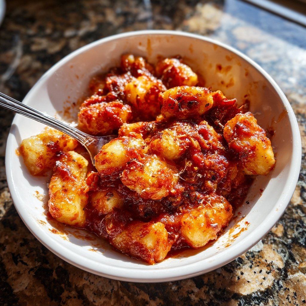 Kartoffel-Gnocchi mit Tomatenragout